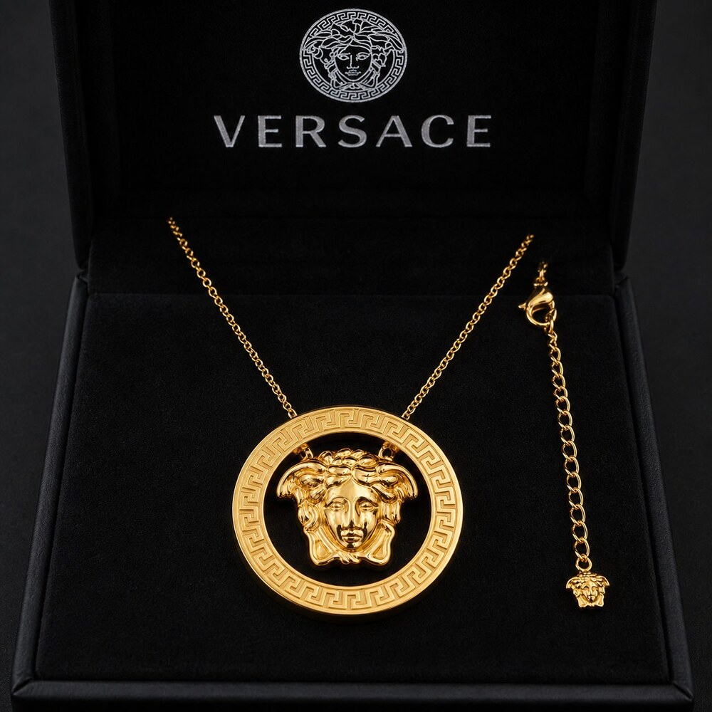 Versace Bold Statement Necklace Style 1 | New with Box - Picture 7 of 9